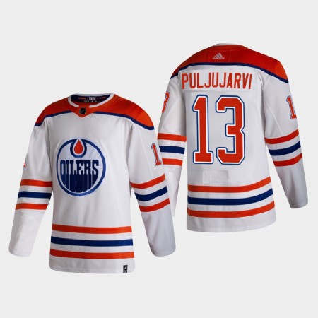 Pánské Hokejový Dres Edmonton Oilers Dresy Jesse Puljujarvi 13 2020-21 Reverse Retro Authentic